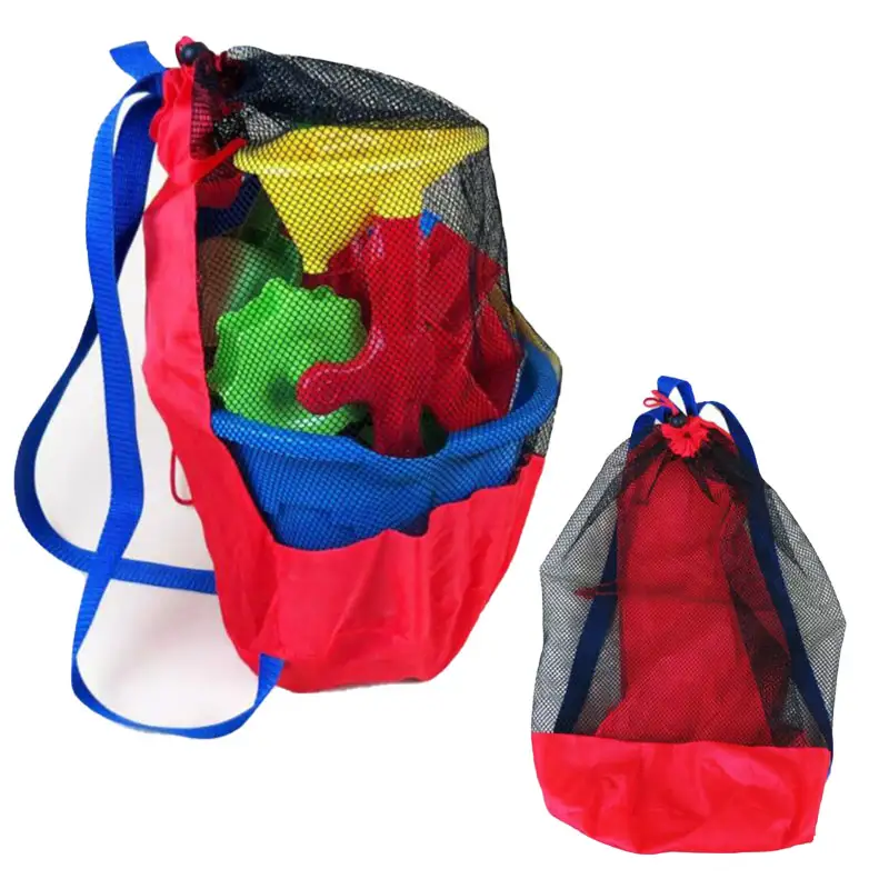 Kids Outdoor Net - 1Pcs Beach Bag Foldable Portable Mesh