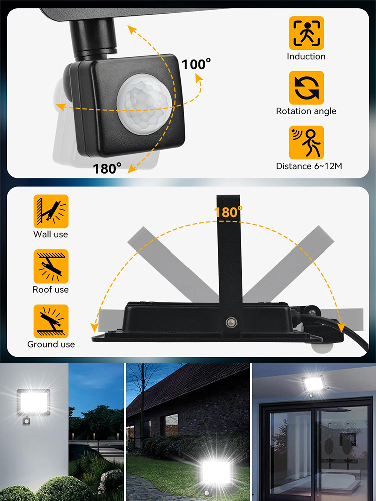 LED Floodlight PIR Motion Sens - Balance Beam Outdoor review and price