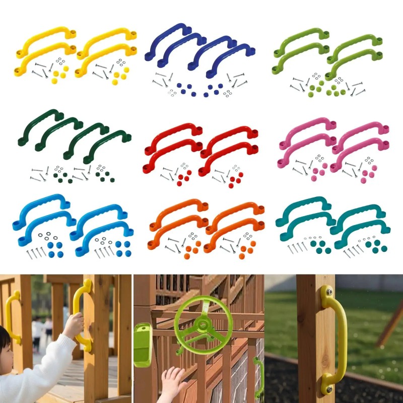 4 Pieces Climbing Frame Handle - Kids Outdoor Climbing Frame review and price