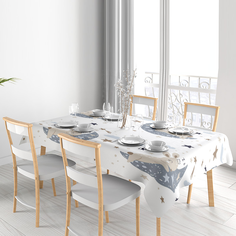Space-themed tablecloth set wi - Kids Outdoor Dining Set review and price