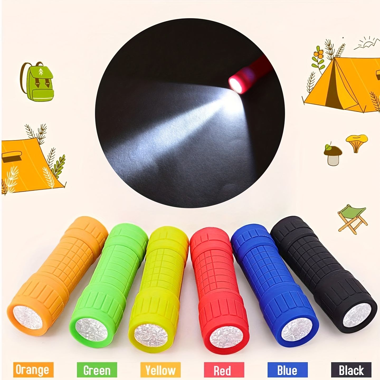 Mini Portable Flashlight Nine  - Outdoor Kid review and price