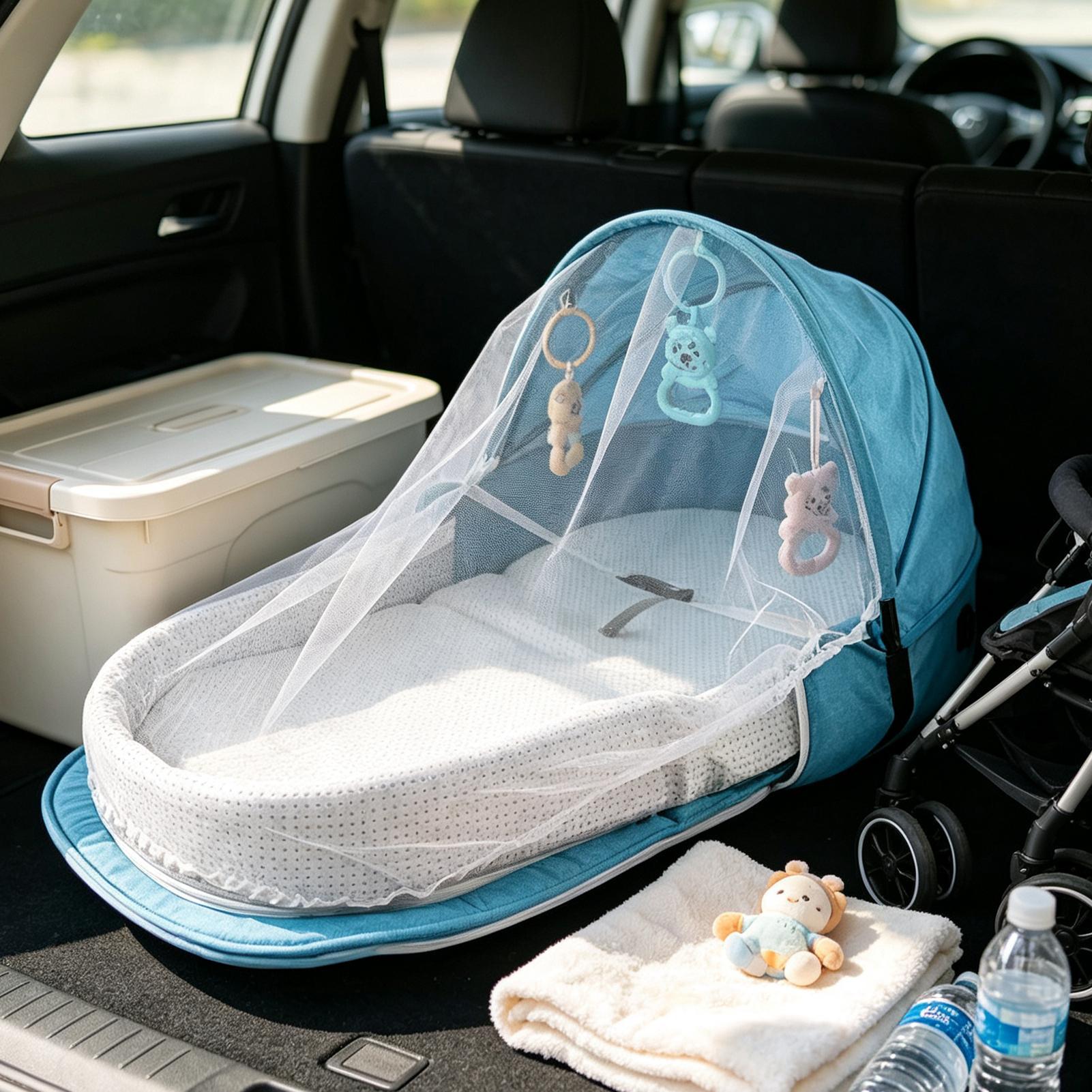 Portable Crib Foldable Sleep L - Kids Outdoor Net review and price