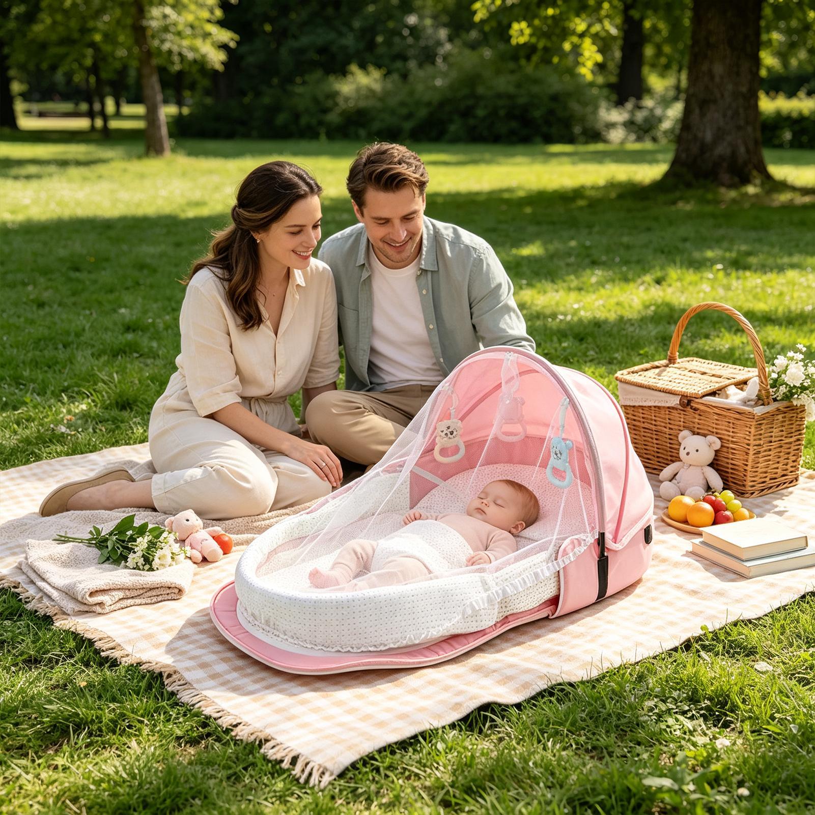 Portable Crib Foldable Sleep L - Kids Outdoor Net review and price