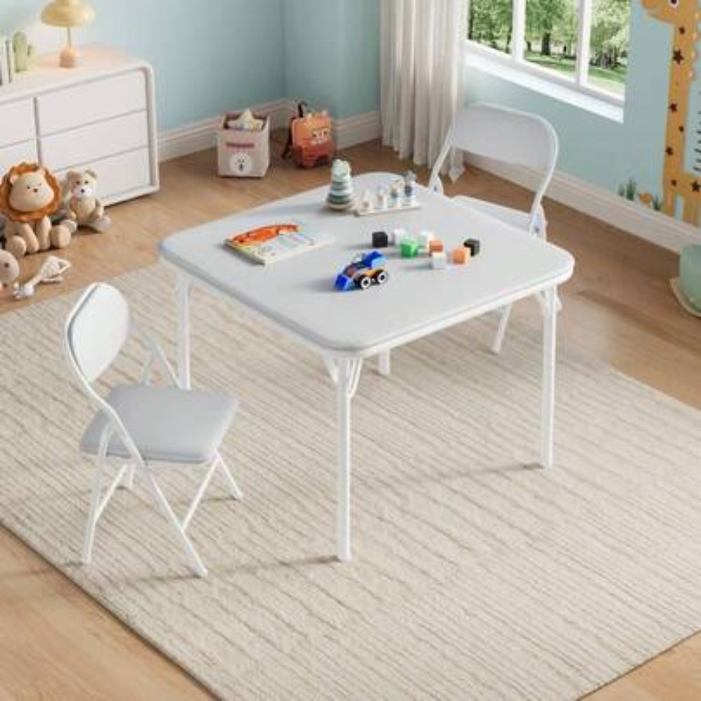 Kids Folding Table and Chairs  - Kids Outdoor Dining Set review and price