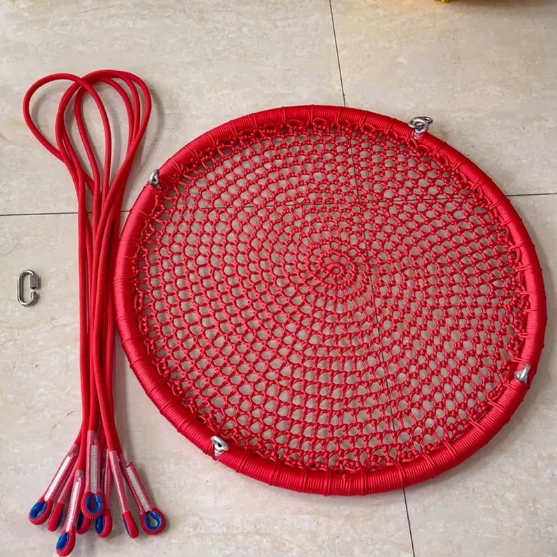 80/100cm Round Spider Web Rope - Kids Outdoor Nest Swing review and price