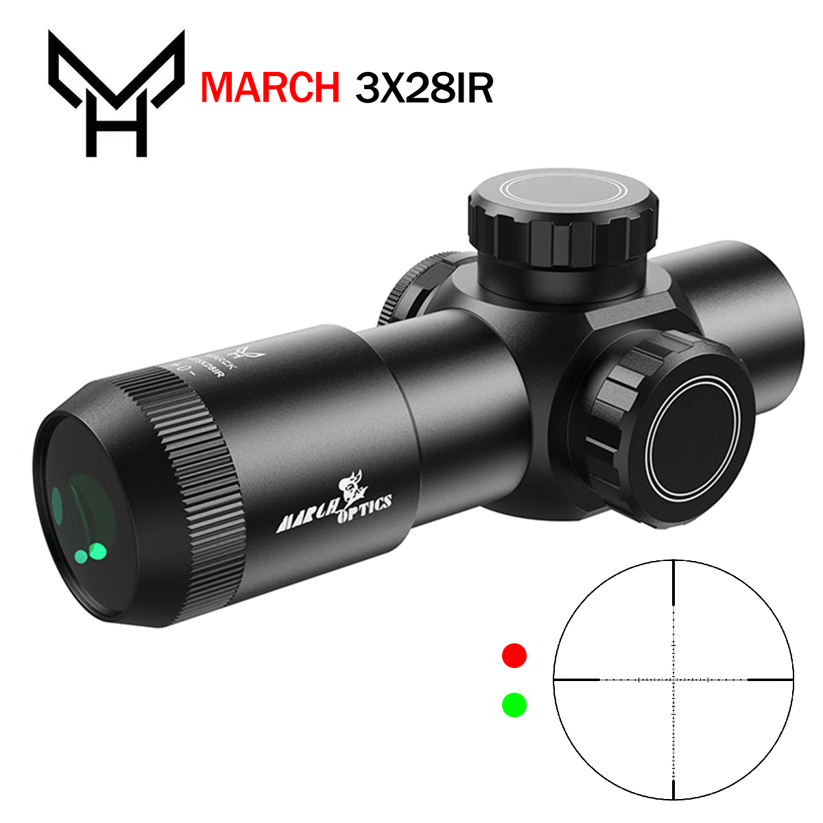 Tactical HT 3X28IR Optics Scop - Balance Beam Outdoor review and price