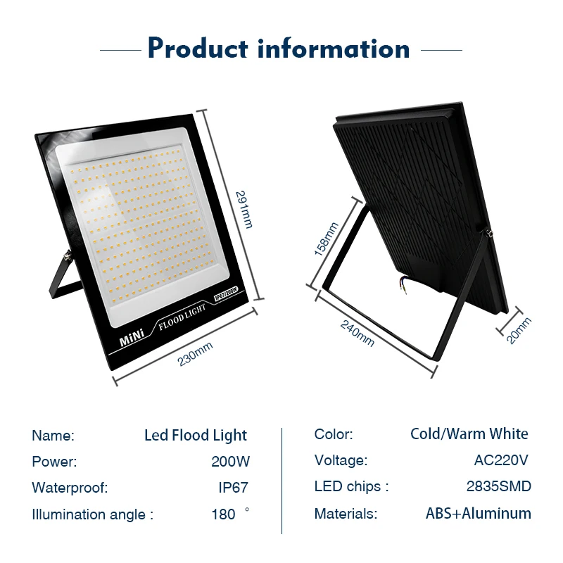 10W 20W 30W 50W 100W 150W 200W - Balance Beam Outdoor review and price
