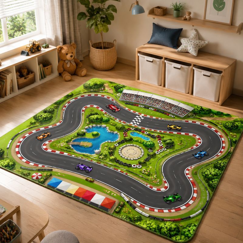 VIKAMA Kids Farm Zoo Play Rug  - Kids Outdoor Zoo review and price
