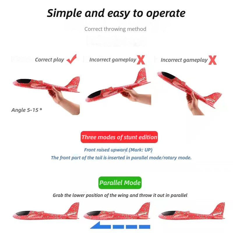 48cm Large Foam Airplane Child - Kids Outdoor Fun review and price