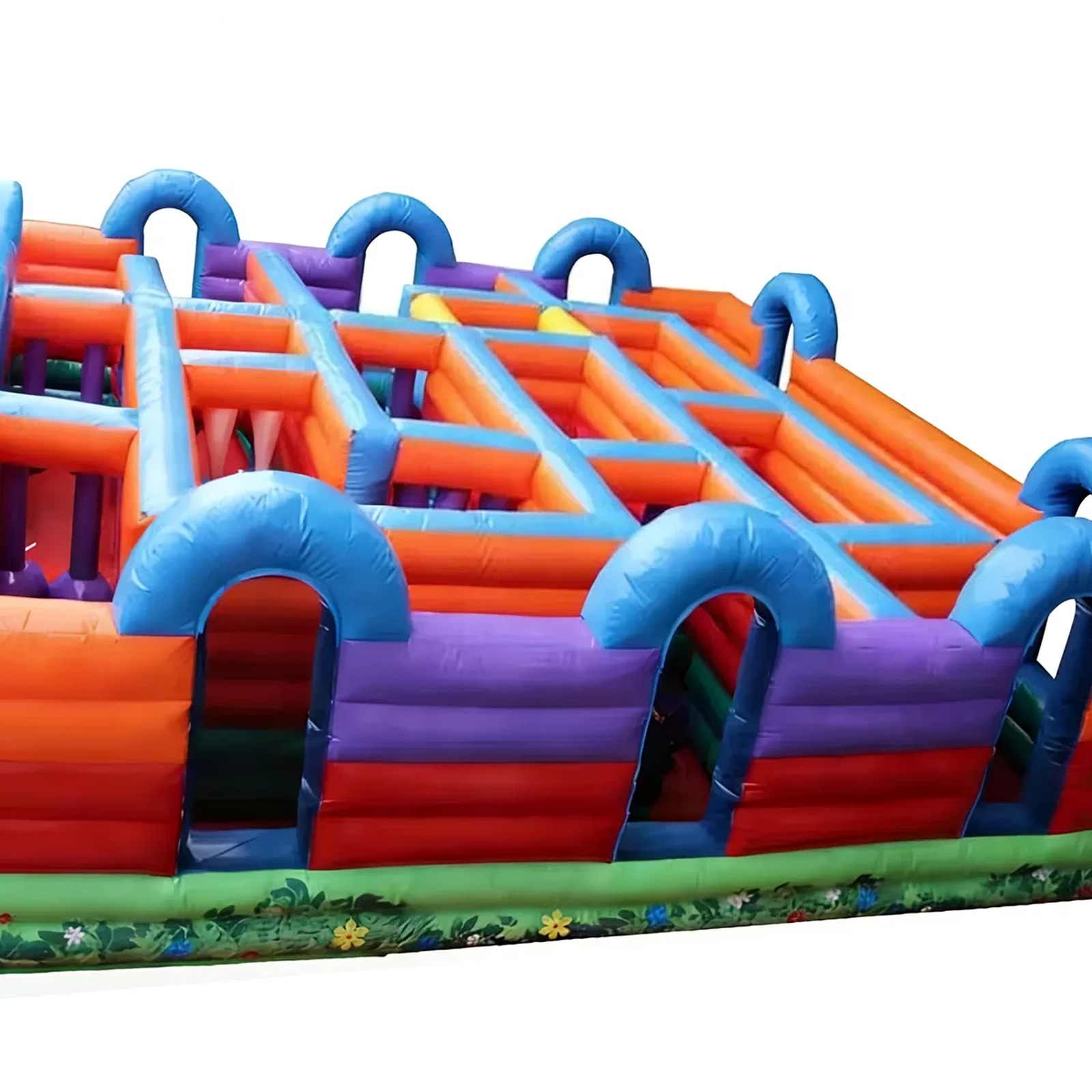 Commercial Orange Blue Obstacl - Kids Outdoor Fun review and price