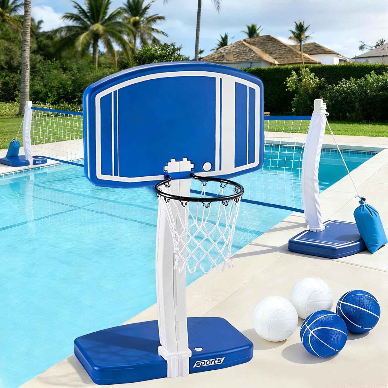Above Ground Pool Basketball H - Outdoor Kid review and price