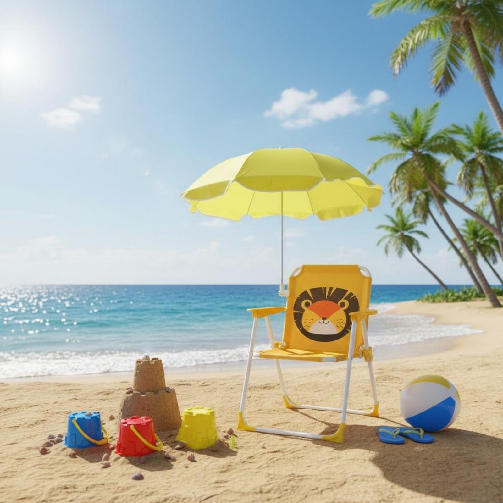 Kids Beach Chair with Umbrella - Kids Outdoor Umbrella review and price