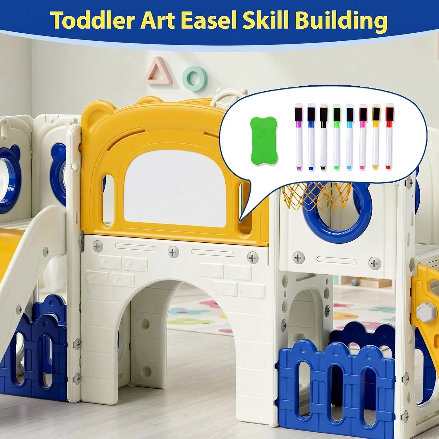 10-in-1 Toddler Slide Set, Kid - Kids Outdoor Toys B&Q review and price