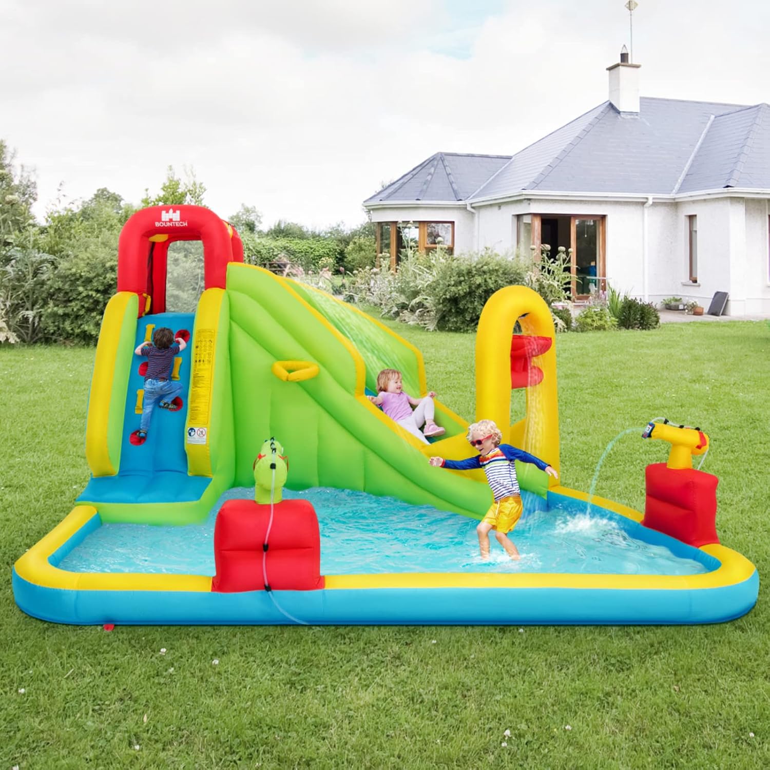 Mega Inflatable Water Park Bou - Kids Outdoor Fun review and price