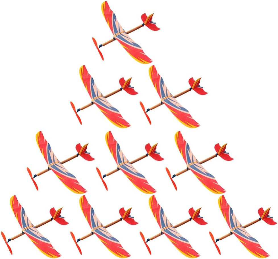 10PCS Airplane Model Rubber Ba - Kids Outdoor Fun review and price