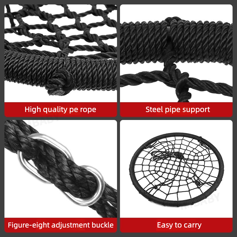 IMBABY Kids Round Net Nest Swi - Kids Outdoor Nest Swing review and price