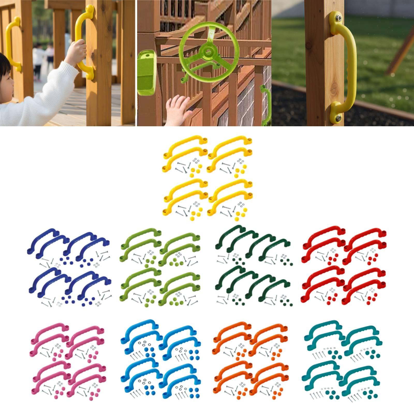 8 Pieces Climbing Handles Outd - Kids Outdoor Climbing Frame review and price