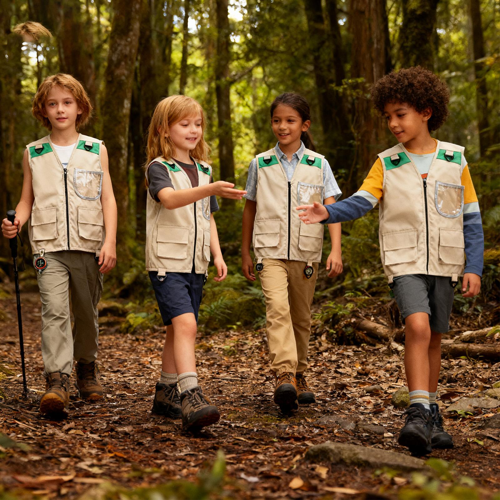 Kids Cargo Vest Sleeveless Cos - Kids Outdoor Zoo review and price