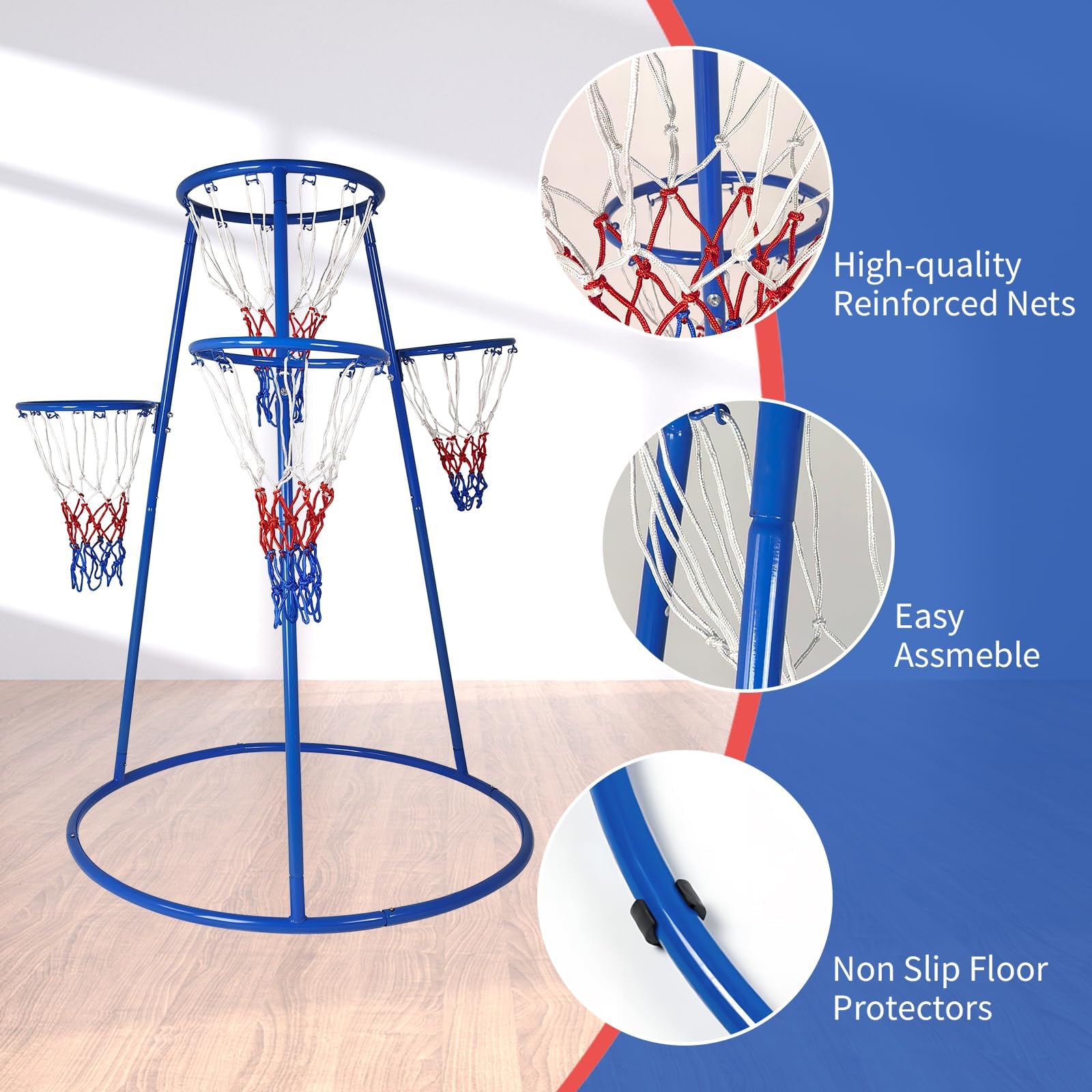 4 Hoop Toddler Basketball Set  - Kids Outdoor Basketball Hoop review and price