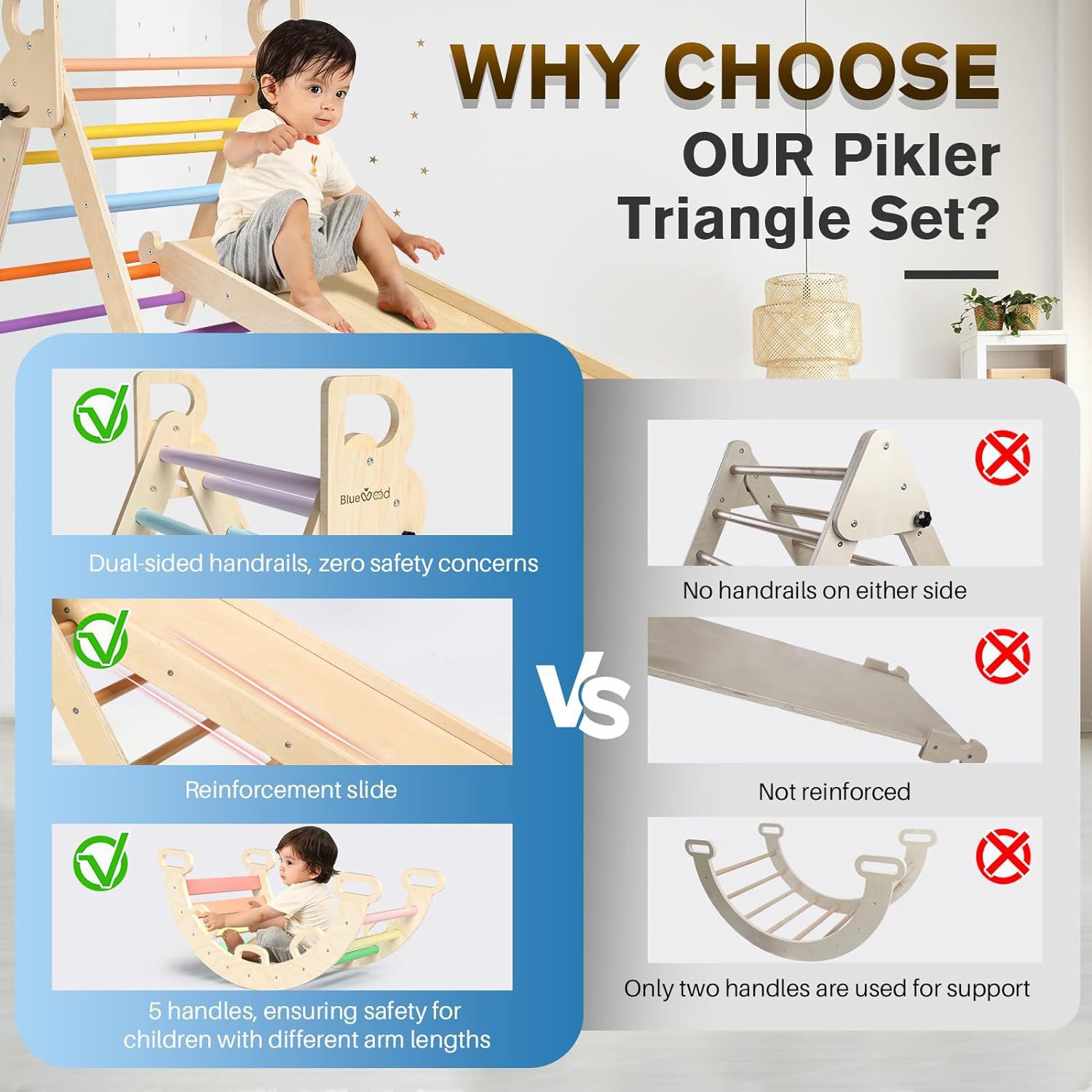 Wooden Indoor Climbing Frame,  - Kids Outdoor Climbing Frame review and price
