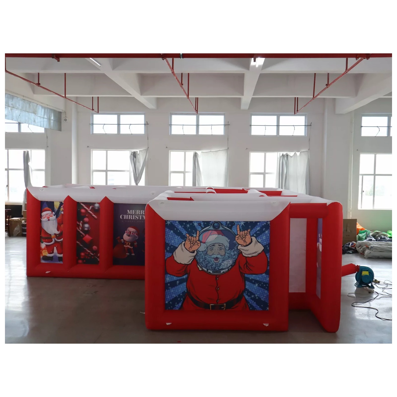 Large Red White Flat Roof Infl - Kids Outdoor Fun review and price