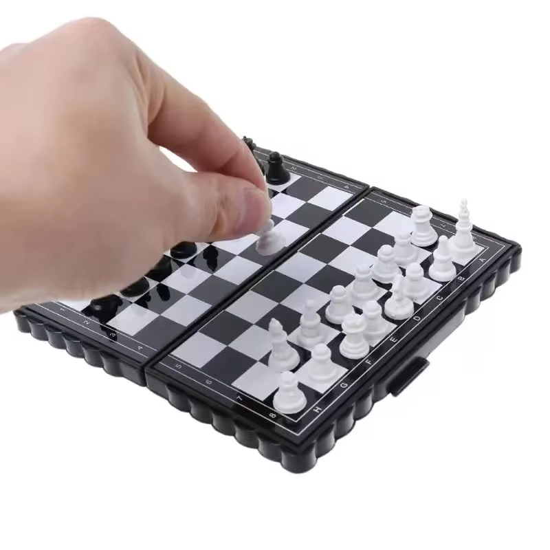 Chess Set  Mini Magnetic  Fold - Kids Outdoor Toys B&Q review and price