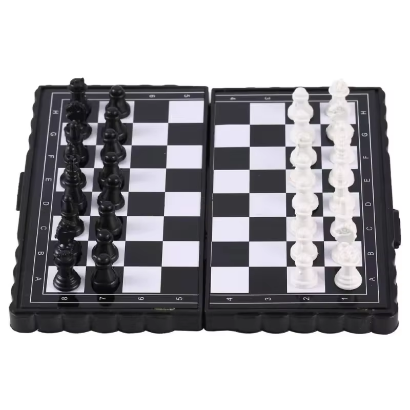 Chess Set  Mini Magnetic  Fold - Kids Outdoor Toys B&Q review and price