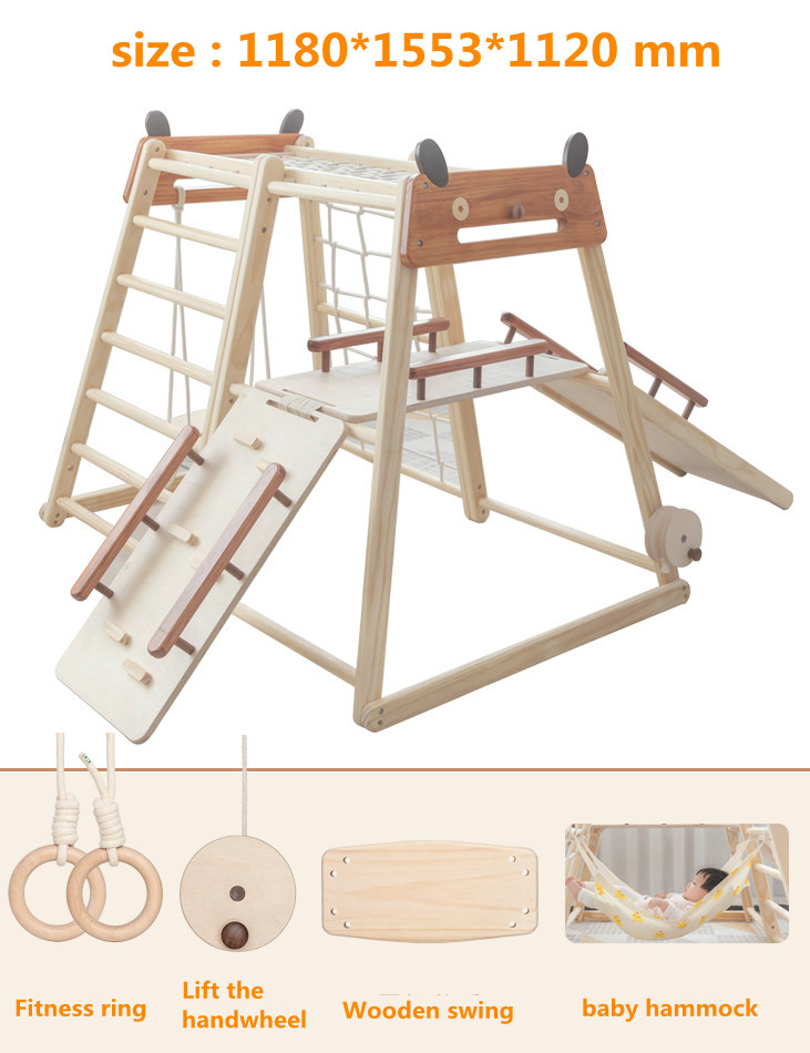 Indoor Wooden Climbing Frame,  - Kids Outdoor Climbing Frame review and price