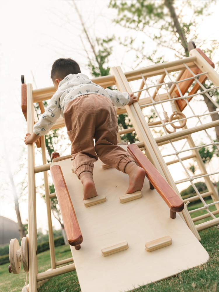 Indoor Wooden Climbing Frame,  - Kids Outdoor Climbing Frame review and price