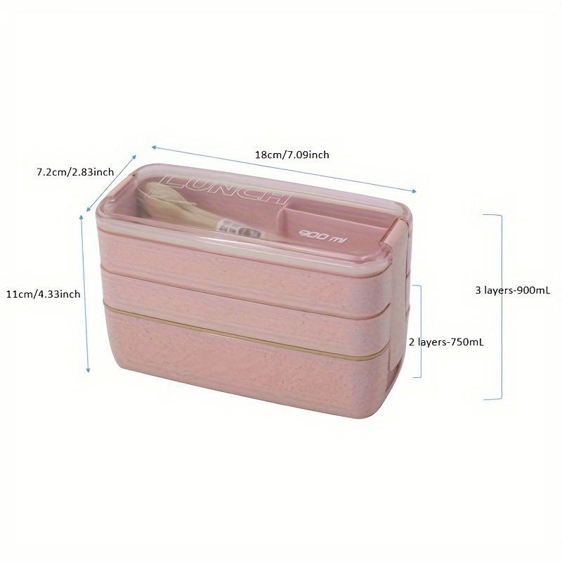 Portable Bento Box, 3-layers L - Kids Outdoor Dining Set review and price