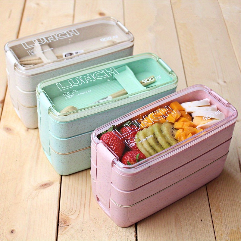 Portable Bento Box, 3-layers L - Kids Outdoor Dining Set review and price