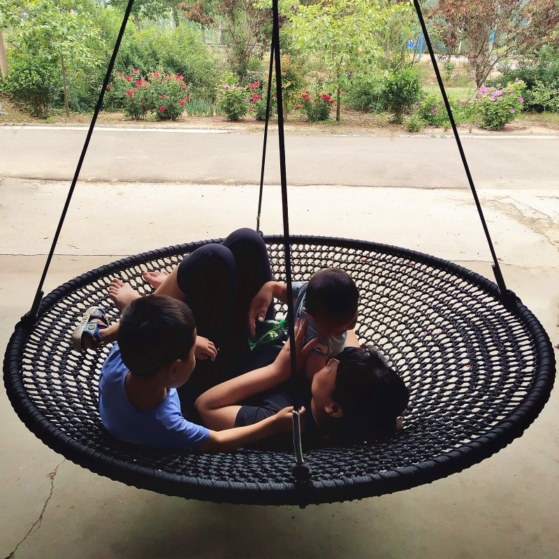Large Round Disc Swing Outdoor - Kids Outdoor Nest Swing review and price