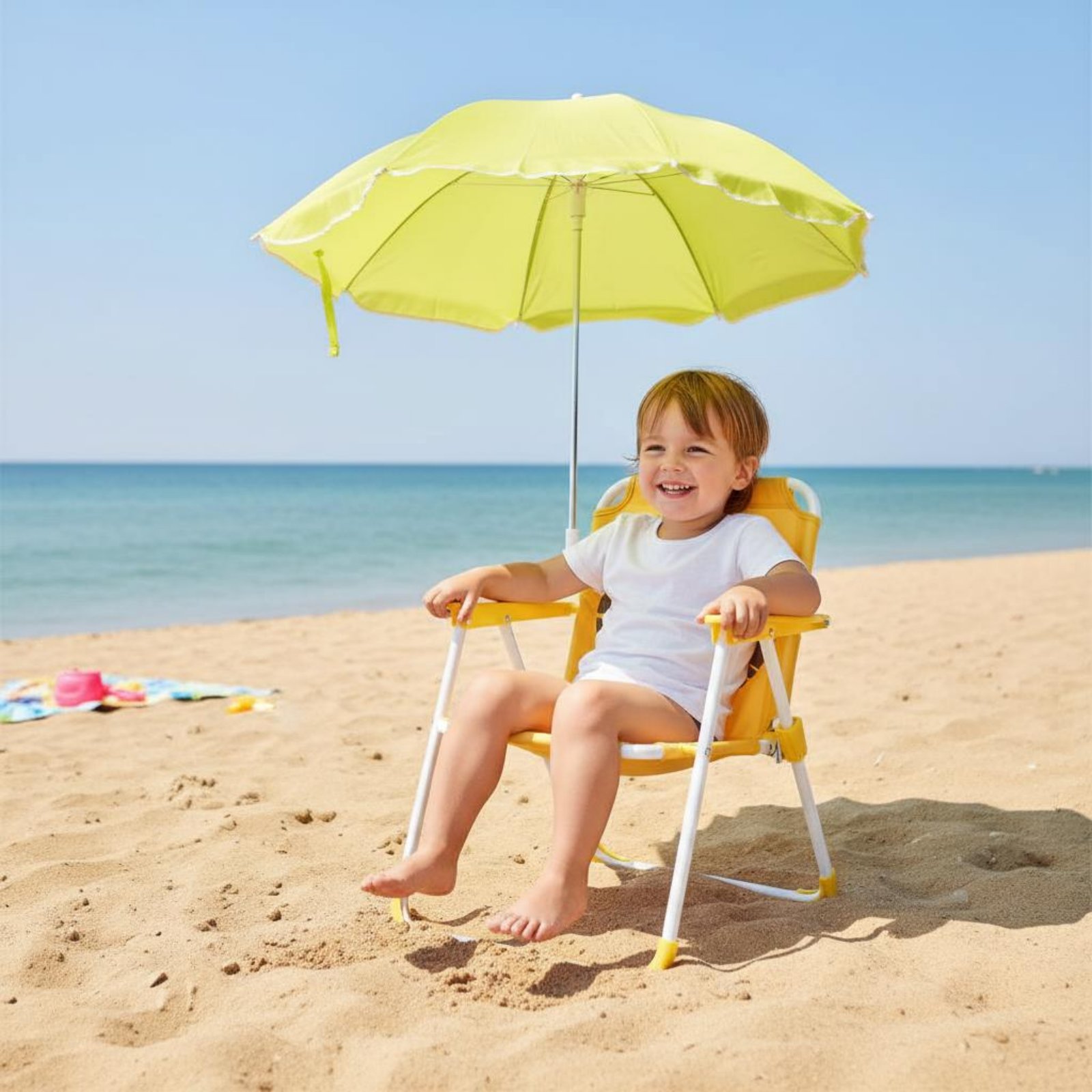 Children's Portable Chair with - Kids Outdoor Umbrella review and price