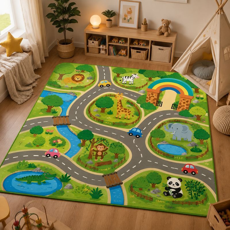 VIKAMA Kids Town Zoo Traffic P - Kids Outdoor Zoo review and price